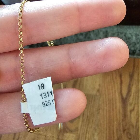 Mia Fiore Italy Dyadema 925 Sterling Silver Blue Crystal 4 Leaf Clover Necklace - Picture 8 of 8